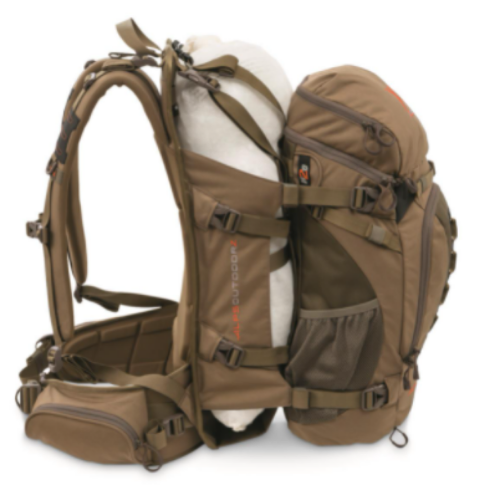 ALPS Outdoor Hunting Backpack Meat Hauler w/ Rain Cover Rifle/Bow Drop