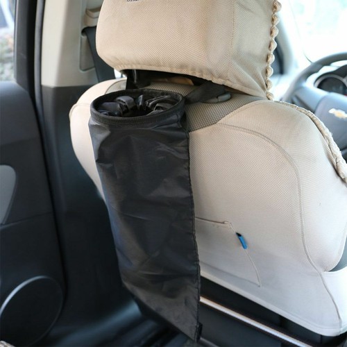 2 PACK Car Trash Can Garbage Bag For Vehicle Portable Leak Back Seat Waterproof - Foto 3 di 12