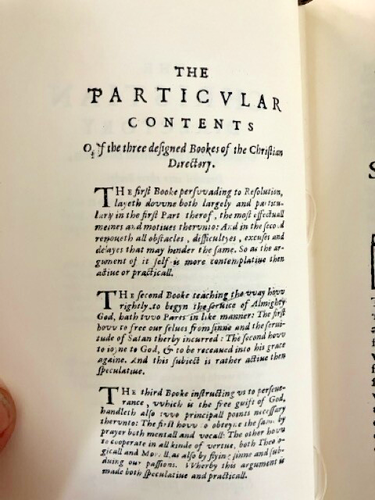 Robert Persons, The Christian Directory (1607); facsimile (1970) - Picture 12 of 14