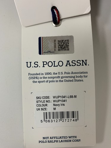 Women's U.S.Polo Assn Track Pants Drawstring Navy Iris Medium-12 New With Tags - Picture 10 of 17