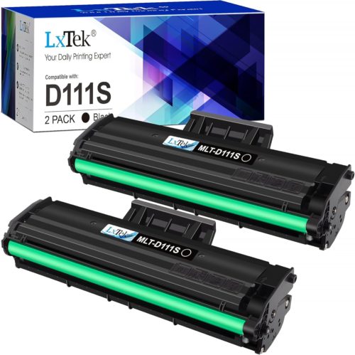 LxTek Compatible Cartouche de Toner Remplacement pour Samsung 2 Noir 2 - Afbeelding 1 van 6