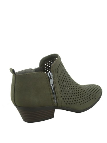 NEU modische Damen-Stiefeletten spitz zulaufend Western-Knöchel niedriger Absatz seitlicher Reißverschluss Schuhe - Bild 14 von 20