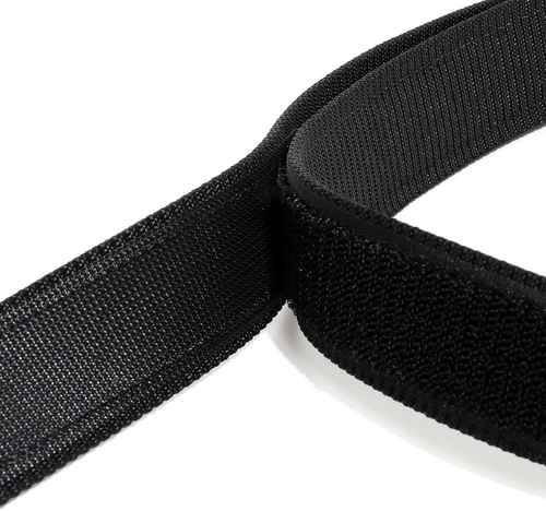 Cintura in nylon senza graffi 1 3/8" senza fibbia in metallo con chiusura a gancio e passante - Foto 8 di 12