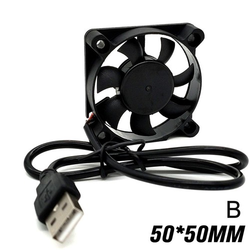 Various DC-5V USB Fan PC ComputerCooler Cooling Fan Silent - Afbeelding 10 van 16