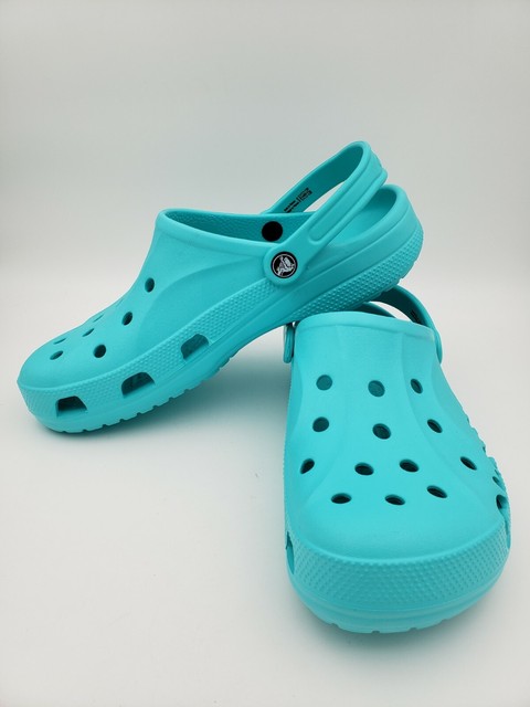 pool blue crocs