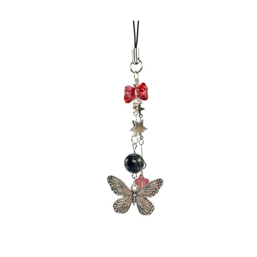 Butterfly Phone Charms Y2K Phonestraps Trendy Backpack Ornament - Photo 19 sur 21