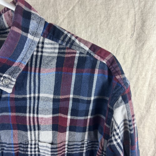 Eddie Bauer Mens Multicolor Plaid LongSleeve Button Up Classic Fit Flannel Sz XL - Picture 10 of 21