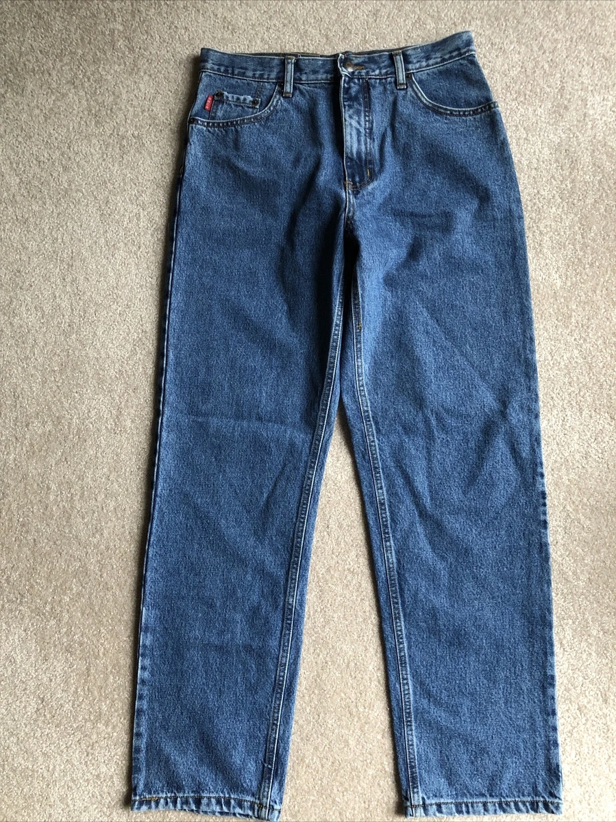 Easy Straight Cotton Denim Jeans