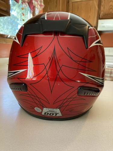 Bell Candy Red Helmet With Sprint Face Shield And Storage Bag New - Picture 9 of 13