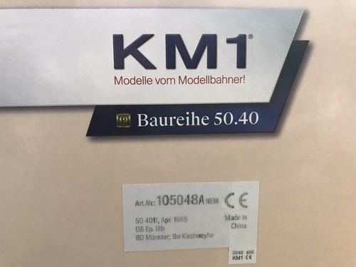 KM1 Gauge 1 Steam Franco Crosti Br 50 4011 DB Photo Paint Special Series Limited - Picture 21 of 24