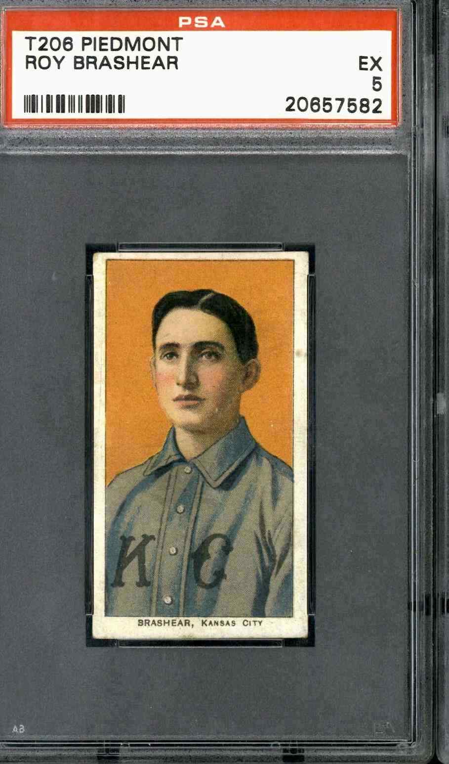 1909 T206 Roy Brashear - PSA 5