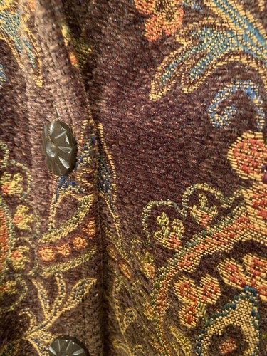Vintage Flashback Floral Tapestry Blazer/Jacket XL BOHO EUC - Picture 3 of 5
