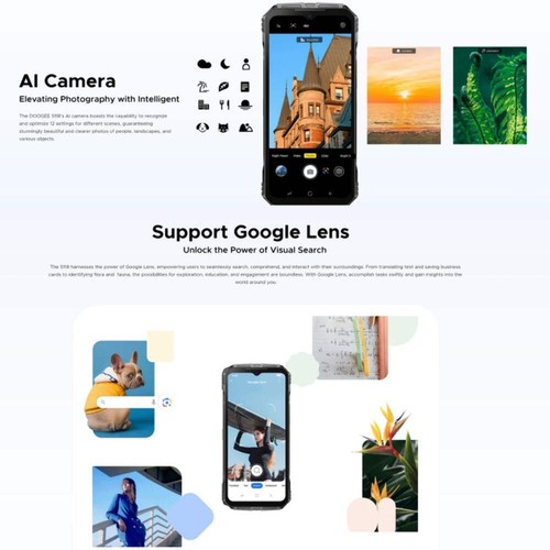 DOOGEE S118 Rugged Phone 10800mAh Battery 32GB+512GB Android 14 120Hz - Afbeelding 8 van 24