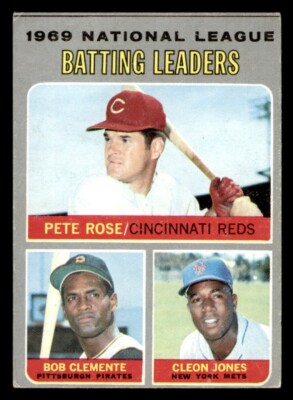 1970 Topps Baseball #61 N.L. Batting Leaders VG *e4