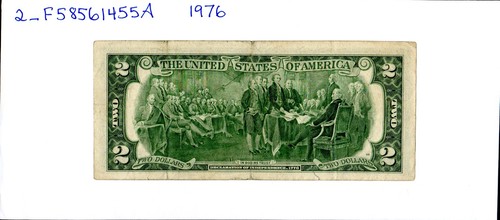 1976 $2 BankNote: #2-F58561455A **REDUCED**!!! - Bild 5 von 5