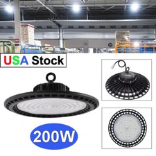 10Pcs 200W UFO Led High Bay Light Commercial Industrial Warehouse Garage Light