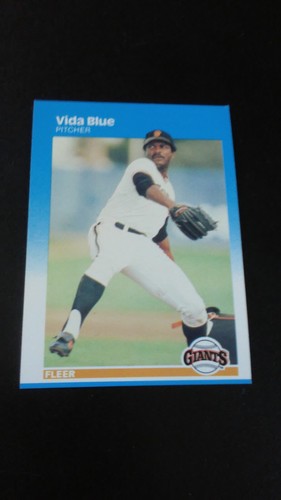 1987 Fleer - Vida Blue #266-Baseball-FREE SHIPPING - Picture 3 of 3