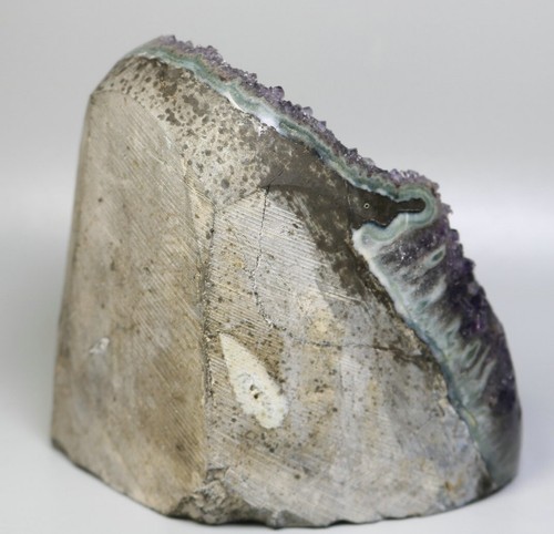 Grappolo di cristallo di quarzo ametista naturale 2,58 libbre e esemplare minerale geode calcite - Foto 13 di 17