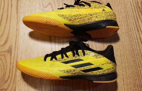 Adidas Tacchetti Uomo Taglia:6 Giallo BELLO Atletico Indoor - Foto 2 di 12