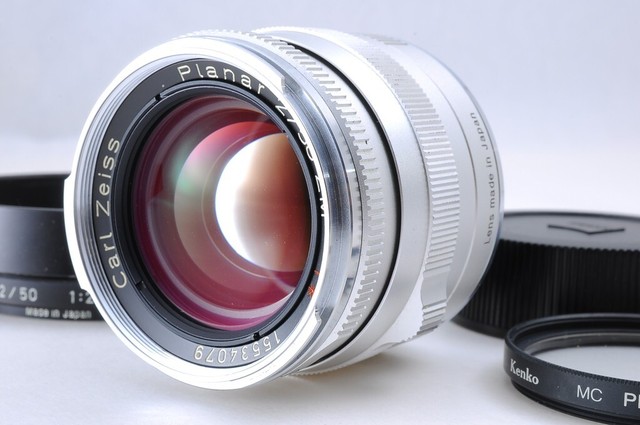 2種類選べる Carl Zeiss Planar T*2/50ZM SV シルバー - 通販 - bahri