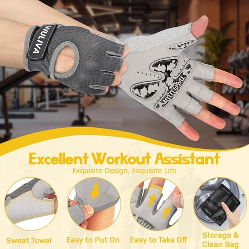 SIZE L Exercise Gloves Unisex Gym Training Cycling - Picture 6 of 7