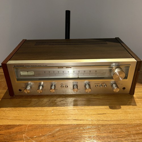 Vintage PIONEER SX550 Stereo RECEIVER WORKS TESTED Wood grain - Picture 10 of 15