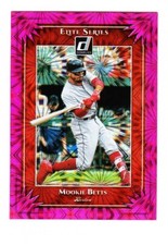 MOOKIE BETTS 2019 DONRUSS ELITE SERIES PINK FIREWORKS ES7