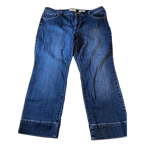 Logo Straight 16P denim capri jeans A347504 - Picture 3 of 8