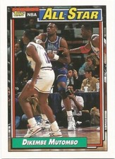1992 Topps #110 Dikembe Mutombo Denver Nuggets All Star