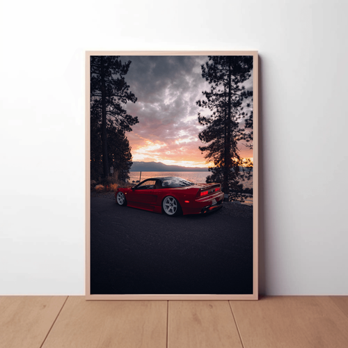 Acura NSX JDM Car Art Poster #007 - High Resolution Sleek Wall Decor for Enthusi - Picture 3 of 15