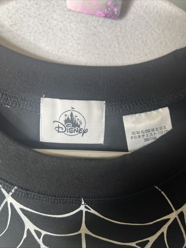 NEW Walt Disney World Shirt Adult XL  Black Lilo And Stitch Halloween Spider Web - Picture 4 of 10