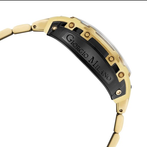 Giorgio Milano Luxury Men’s Watch Gold Metal Bracelet Stainless Steel. - Picture 3 of 4