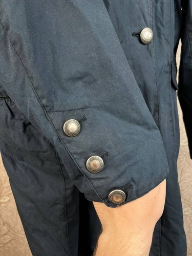 Barbour Addington Damenjacke Wachs Baumwolle blau Größe UK18 USA 14 - Bild 16 von 18