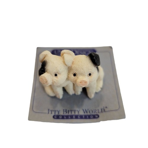 Lot of 3 Vintage 1986 United Design Collectibles Itty Bitty World Pigs Ferkel - Bild 5 von 10