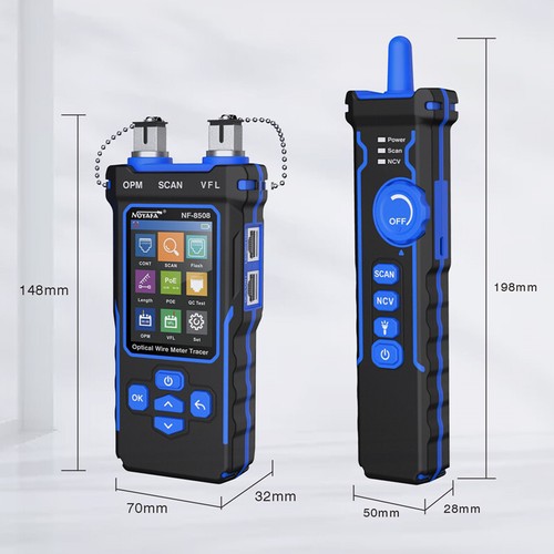 NF-8508 Network Cable Tester Recharge LAN Line Finder PoE Checker for CAT5 CAT6 - Photo 4/11