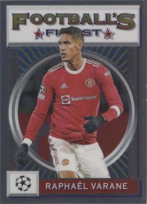 2021-22 Topps Finest Flashbacks UCL Raphael Varane #91 - 1 of 1