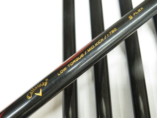 Used Callaway Diablo Edge Iron Set 5-PW Callaway Diablo 75g Stiff Graphite Shaft - Picture 5 of 9
