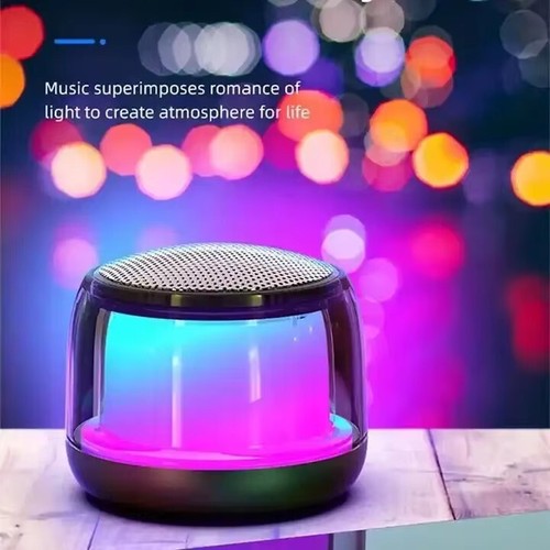 Mini Altavoz Inalámbrico Bluetooth Portátil Pequeño Altavoz Exterior Recargable LED - Imagen 20 de 24