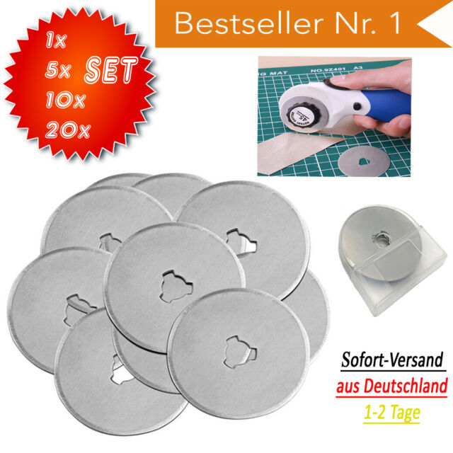 ▀ 45mm Replacement Blades Round Blades for Roller Cutter Roller Knife Prym Fiskar Dafa▀- XR11047 ▀ 45mm Replacement Blades Round Blades for Roller Cutter Roller Knife Prym Fiskar Dafa▀- XR11047