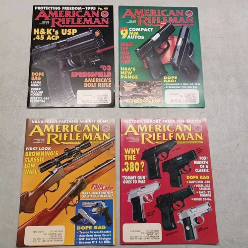 LOT of 11 American Rifleman Magazine FULL YEAR 1995 Nostalgic VINTAGE Guns Books - Picture 8 of 11