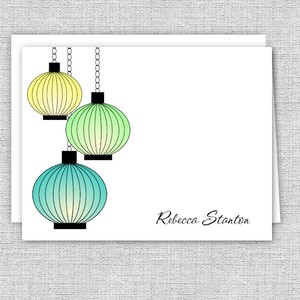 image is loading hanging lanterns note cards personalized stationery folded note - Personalized Folded Note Cards image is loading hanging lanterns note cards personalized stationery folded note - Personalized Folded Note Cards