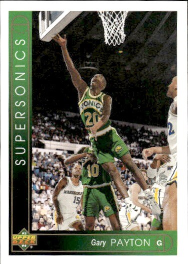 1993-94 Upper Deck #295 Gary Payton Seattle SuperSonics Basketball