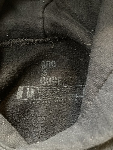Men’s Medium Kobe Bryant Mamba 24 God Is Dope Black Pullover Hoodie - Picture 5 of 6
