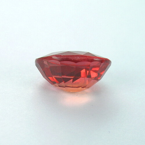 3.95 carats ORANGE PADPRADSCHA SAPPHIRE OVAL 10x8 MM. VVS LOOSE GEMSTONE - Picture 2 of 2