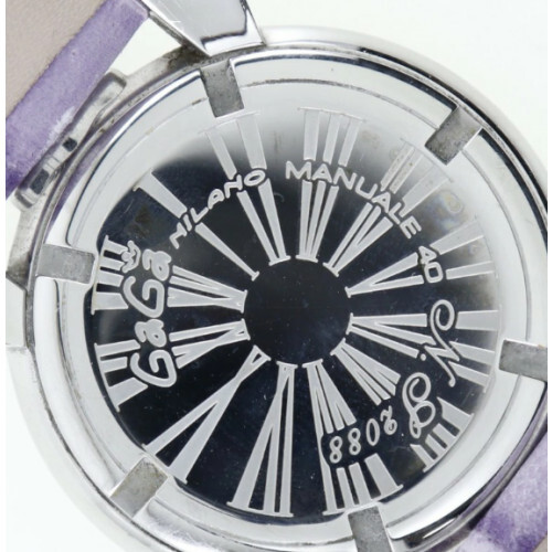 Gaga Milano Manuale 40 Wristwatch Stainless Steel x Leather Gaga Milano Manuale 40 Wristwatch Stainless Steel x Leather