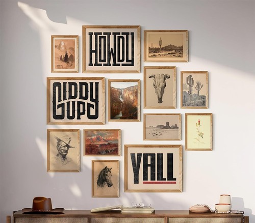 Waschbär Western Wall Decor, Farmhouse Posters, Boho Ranch Desert Southwest  - Picture 4 of 5