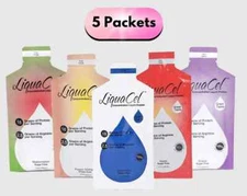LiquaCel l Variety Pack l 5 Pack l 1 of Each Flavor