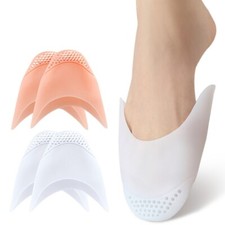 Pointe Shoe Toe Pads Soft Forefoot Toe Protector for Ballet Dancers and Athletes