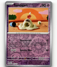 Reverse Holofoil - Sandygast Pokemon • Common • 091/167 Twilight Masquerade
