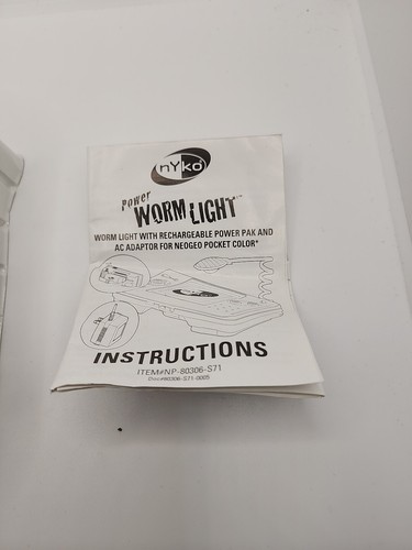 NYKO Power Worm Light Neo Geo Pocket Sealed (C12) - Bild 2 von 12